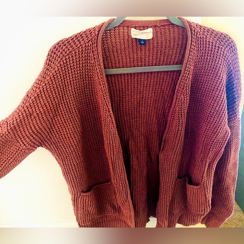 Mauve cardigan size small, brand Universal Thread